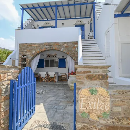 Exilze House Beachfront * Kionia
